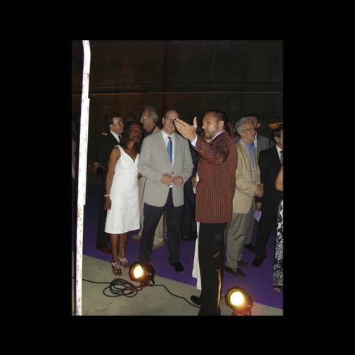 Davide Tirelli with H.S.H. Prince Albert II of Monaco and Mrs. Angela Van Wright